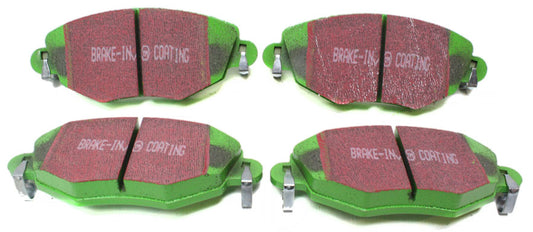 Комплект передних тормозных колодок Greenstuff 2000 Aramid Fiber Sport из арамидного волокна DP21322