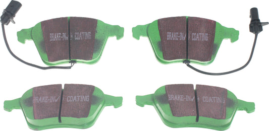 Комплект передних тормозных колодок Greenstuff 2000 Aramid Fiber Sport из арамидного волокна DP21510