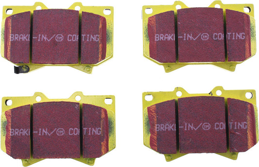 DP41319R Front Yellowstuff Street and Track Aramid Fiber Brake Pad Set