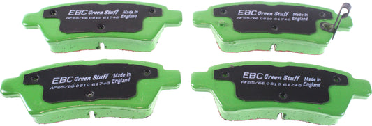 DP61748 Комплект задних тормозных колодок Greenstuff Elite 6000 из арамидного волокна для грузовиков и внедорожников