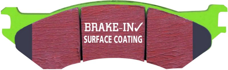 DP61792 Front Greenstuff Elite 6000 Aramid Fiber Truck and SUV Aramid Fiber Brake Pad Set