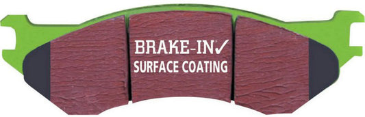 DP61816 Rear Greenstuff Elite 6000 Aramid Fiber Truck and SUV Aramid Fiber Brake Pad Set