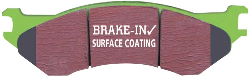 DP61824 Комплект задних тормозных колодок Greenstuff Elite 6000 из арамидного волокна для грузовиков и внедорожников