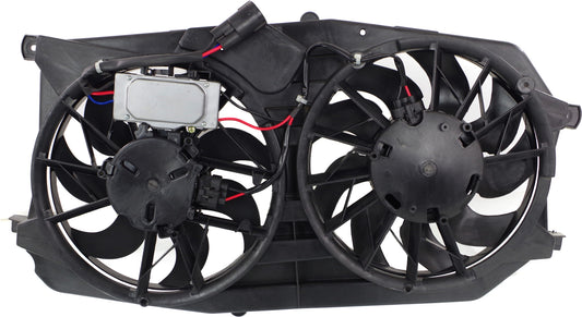 Вентилятор радиатора — лопасть, двигатель и кожух, 6-цилиндровый двигатель объемом 3,0 л