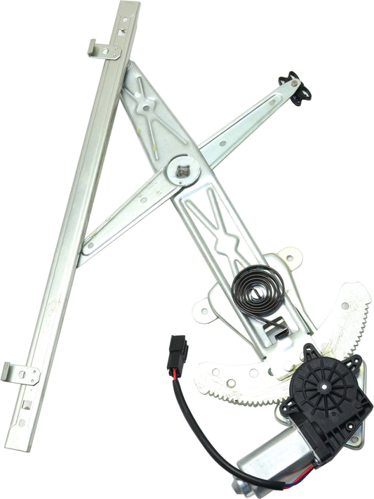 Front, Passenger Side Power Window Regulator, With Motor