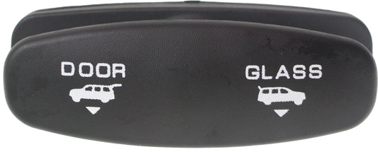 Tailgate Handle, Smooth Black, Plastic, Does Not Include Mounting Hardware, Mounted On Liftgate