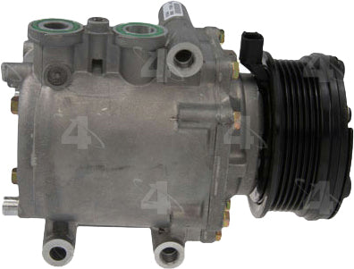 78588 A/C Compressor, With Clutch, 6-Groove Pulley, 4-Seasons OE Replacement