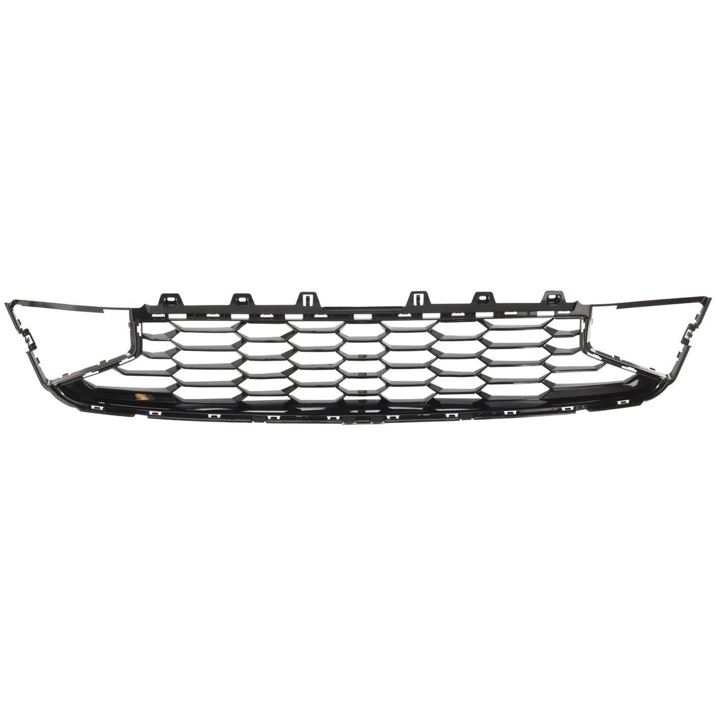 Front, Center Bumper Grille, Gloss Black