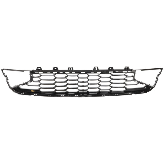Front, Center Bumper Grille, Gloss Black