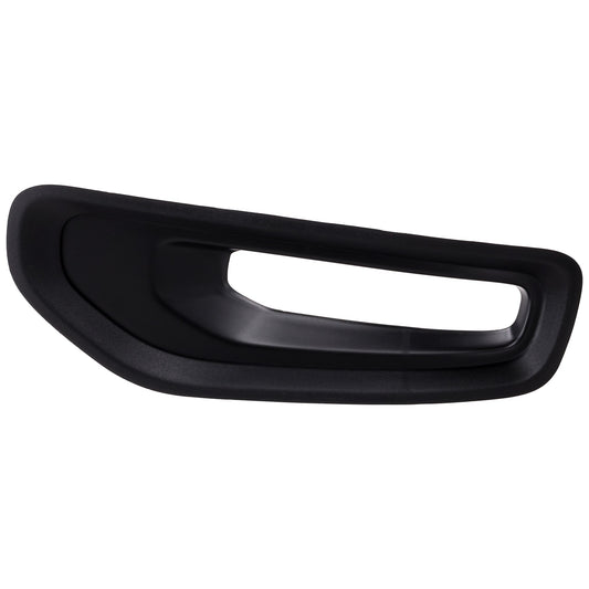 Front, Driver and Passenger Side Fog Light Trims, Textured Black