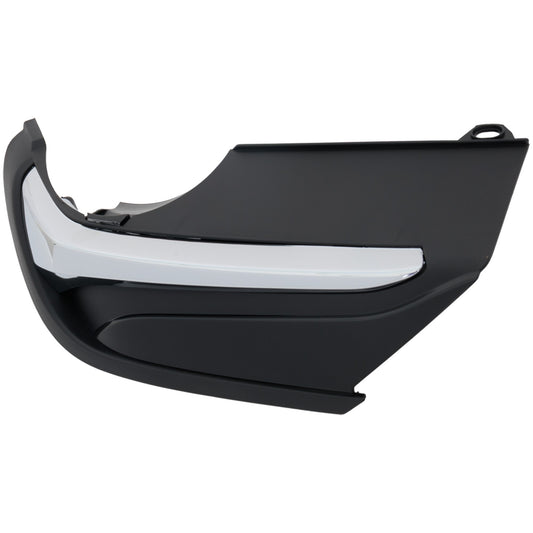 Rear, Passenger Side Bumper Trim, Chrome