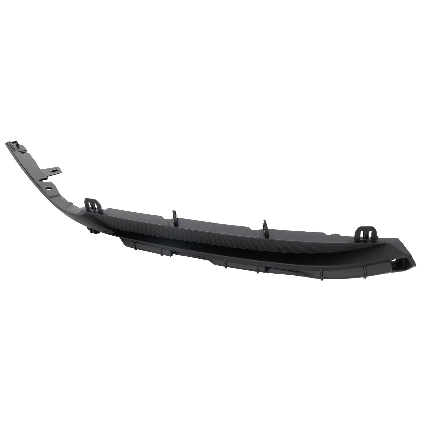 Front, Passenger Side Bumper Trim, Black