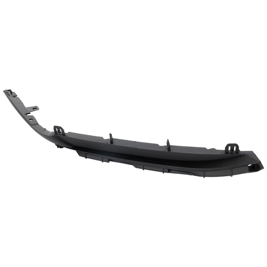 Front, Passenger Side Bumper Trim, Black