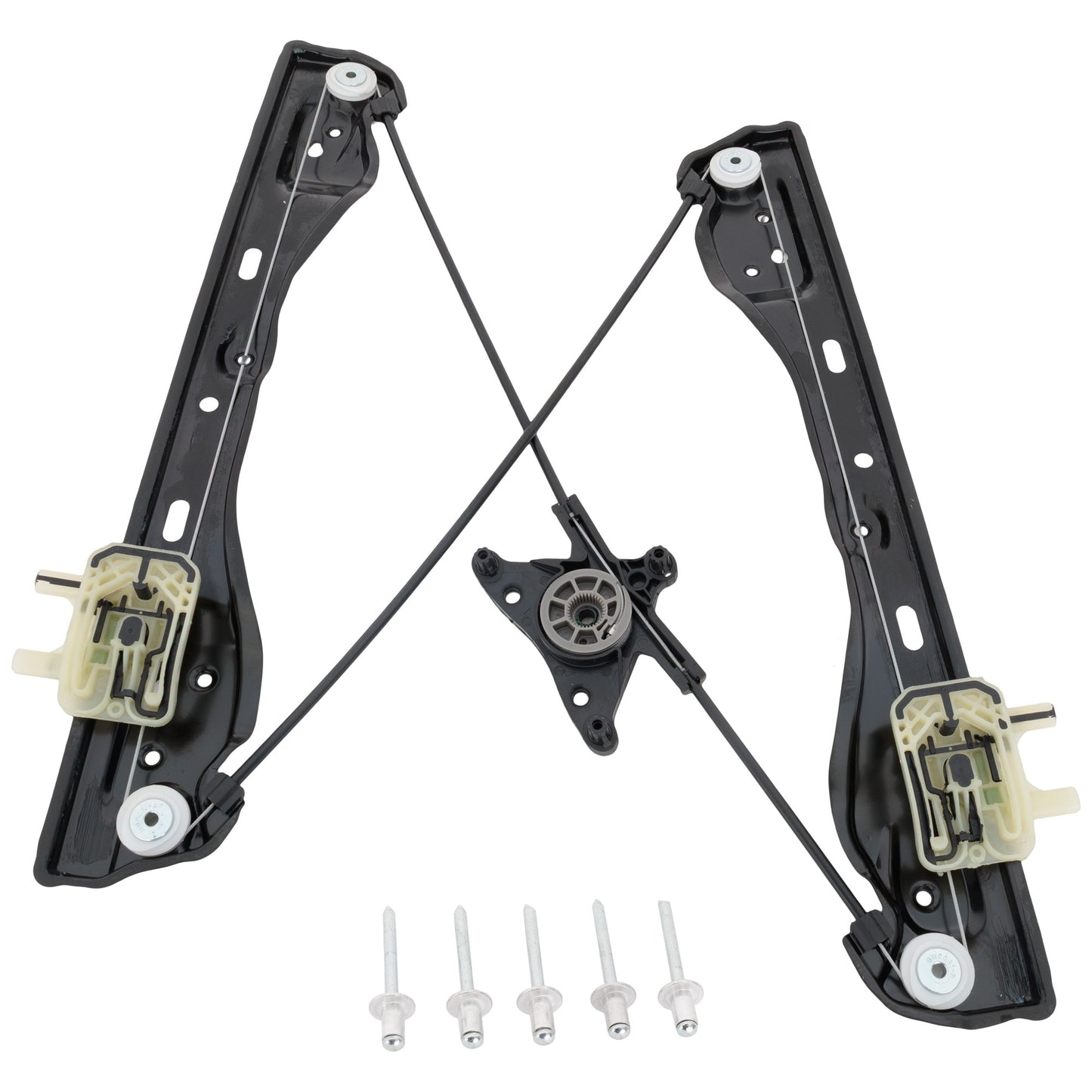 Front, Passenger Side Power Window Regulator, Without Motor