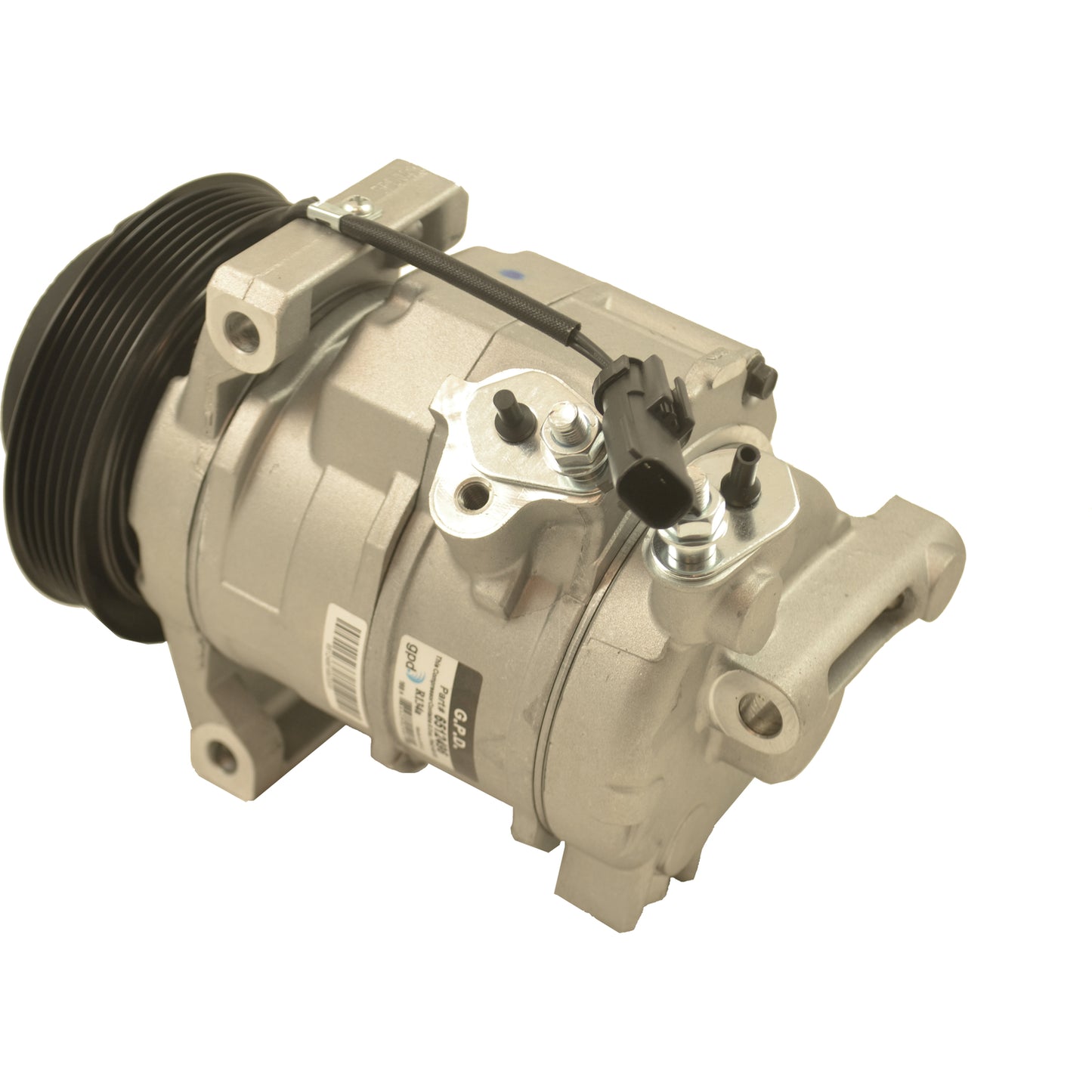 6512496 A/C Compressor, With Clutch, 6-Groove Pulley, 65 Series