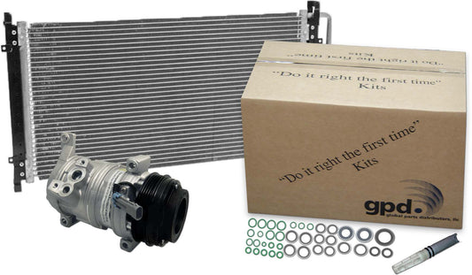 9631262E A/C Compressor, With Clutch, 6-Groove Pulley, 3.5L, 6Cyl