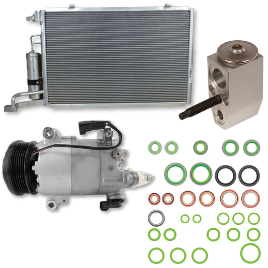 9631310A A/C Compressor, With Clutch, 6-Groove Pulley, 1.0L, 3Cyl