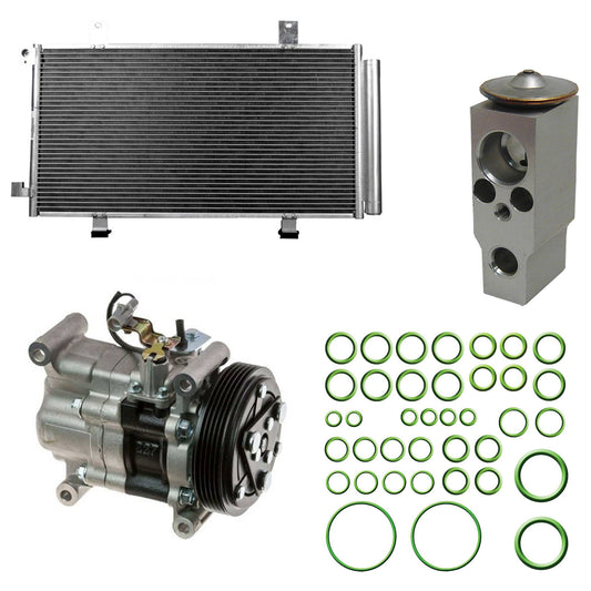 9641796B A/C Compressor, With Clutch, 5-Groove Pulley, 2.0L, 4Cyl