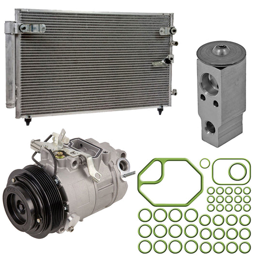 9642452A A/C Compressor, With Clutch, 6-Groove Pulley, 4.3L, 8Cyl