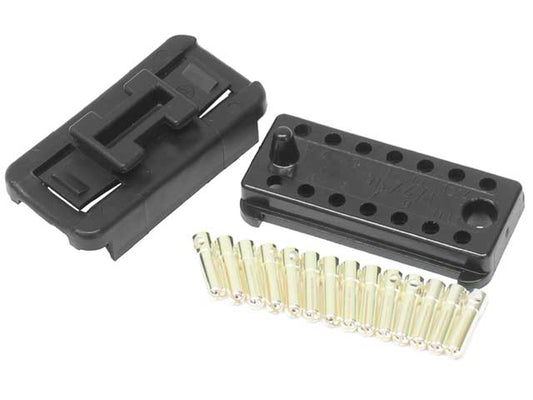 Genuine Porsche Wiring Harness Connector for Engine (14-Pin Male Connector with-Pins) - Replaces OE Number 911-612-113-05