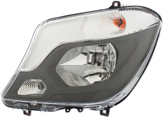 11030151 Driver Side Halogen Headlight, With bulb(s), OE Replacement, OE Lighting Series, CAPA Verified