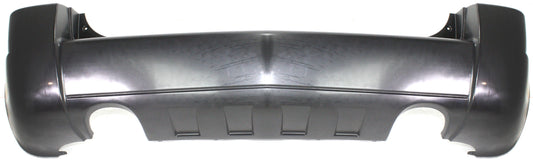 Накладка на задний бампер, грунтованная, 6-цилиндровый двигатель 2,7 л, с двумя выхлопными отверстиями, без отверстий для датчиков парковки