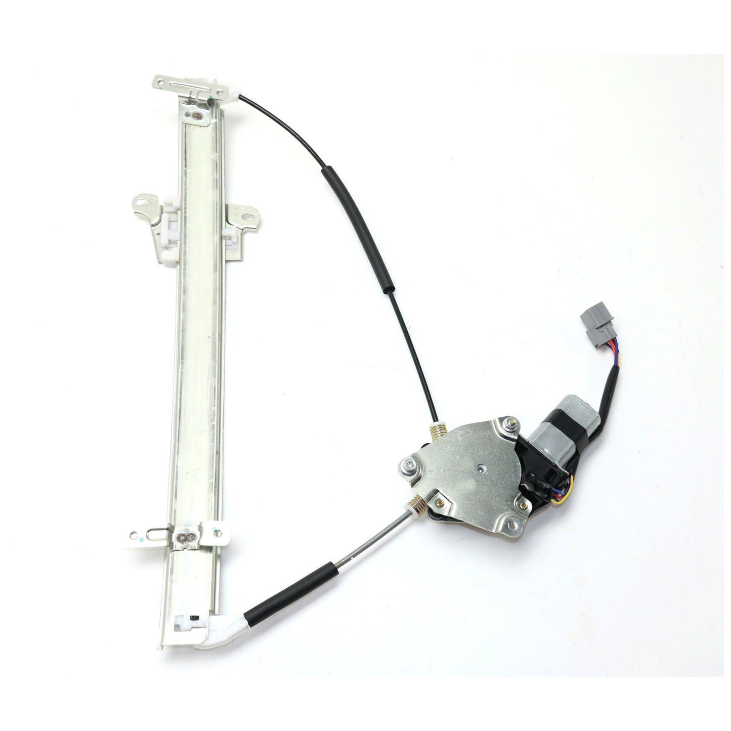 Front, Driver Side Window Regulator, Power, With 6-Prong Connector