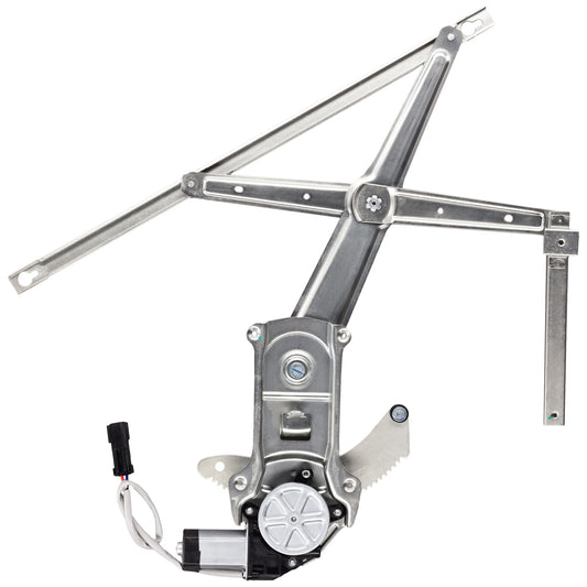Front, Passenger Side Power Window Regulator, With Motor