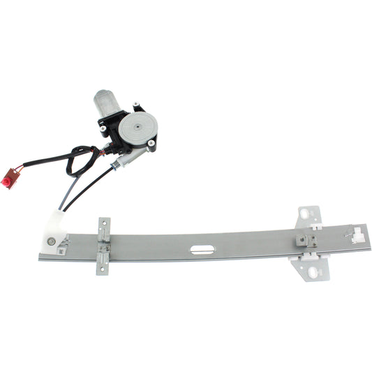 Rear, Passenger Side Power Window Regulator, With Motor
