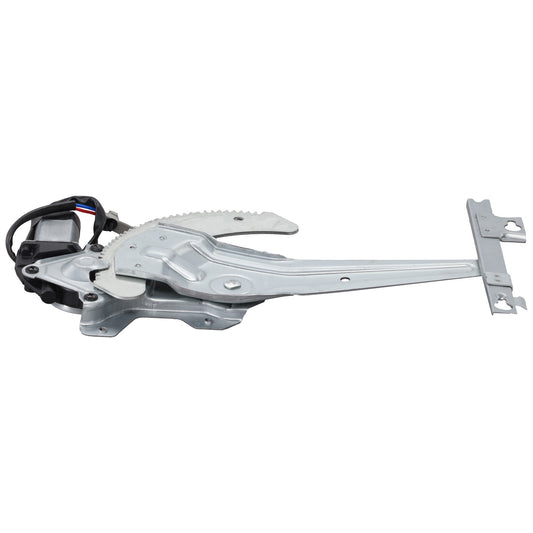 Sedan Rear, Passenger Side Power Window Regulator, With Motor