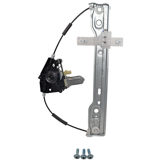 Front, Passenger Side Power Window Regulator, With Motor