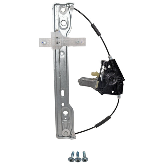 Front, Driver Side Power Window Regulator, With Motor