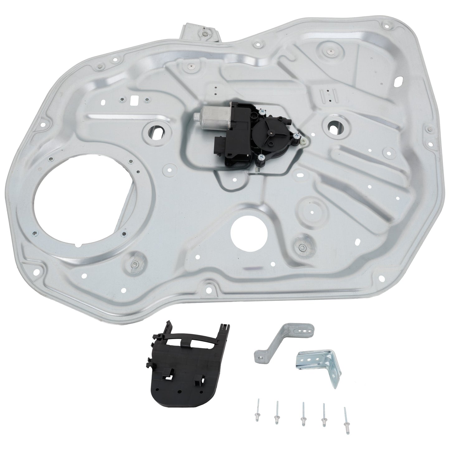 Front, Passenger Side Power Window Regulator, With Motor