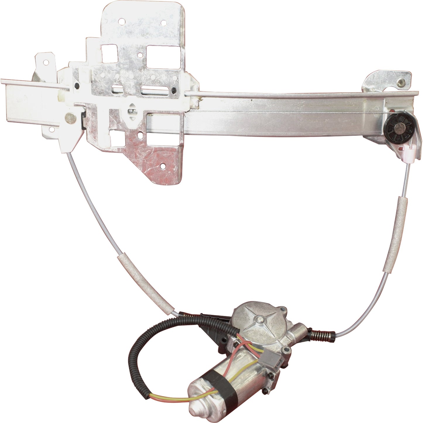 Rear, Passenger Side Power Window Regulator, With Motor