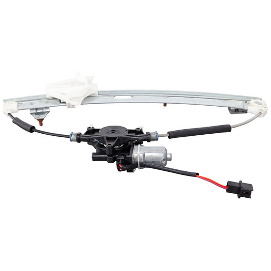 Front, Passenger Side Power Window Regulator, With Motor
