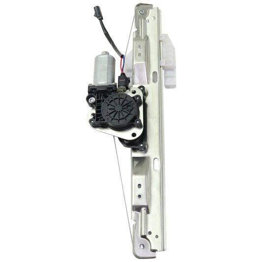 Rear, Driver Side Power Window Regulator, With Motor