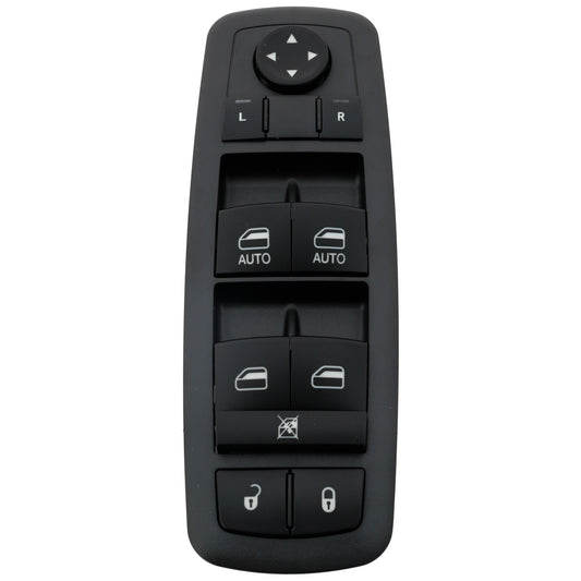 Front, Driver Side Window Switch, Black