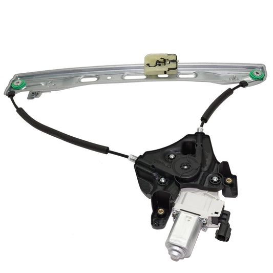 Front, Passenger Side Window Regulator, Power, With One Touch Feature