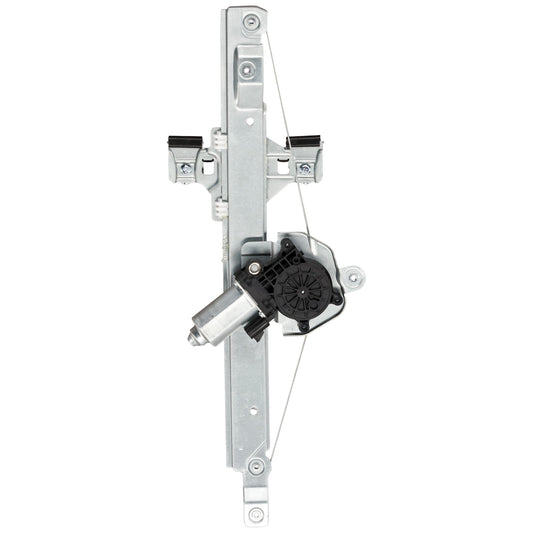 Rear, Driver Side Power Window Regulator, With Motor