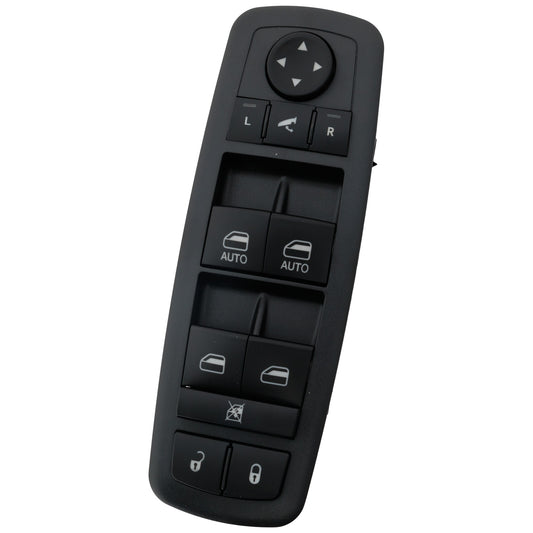 Front, Driver Side Window Switch, Black, with Power Folding Mirrors
