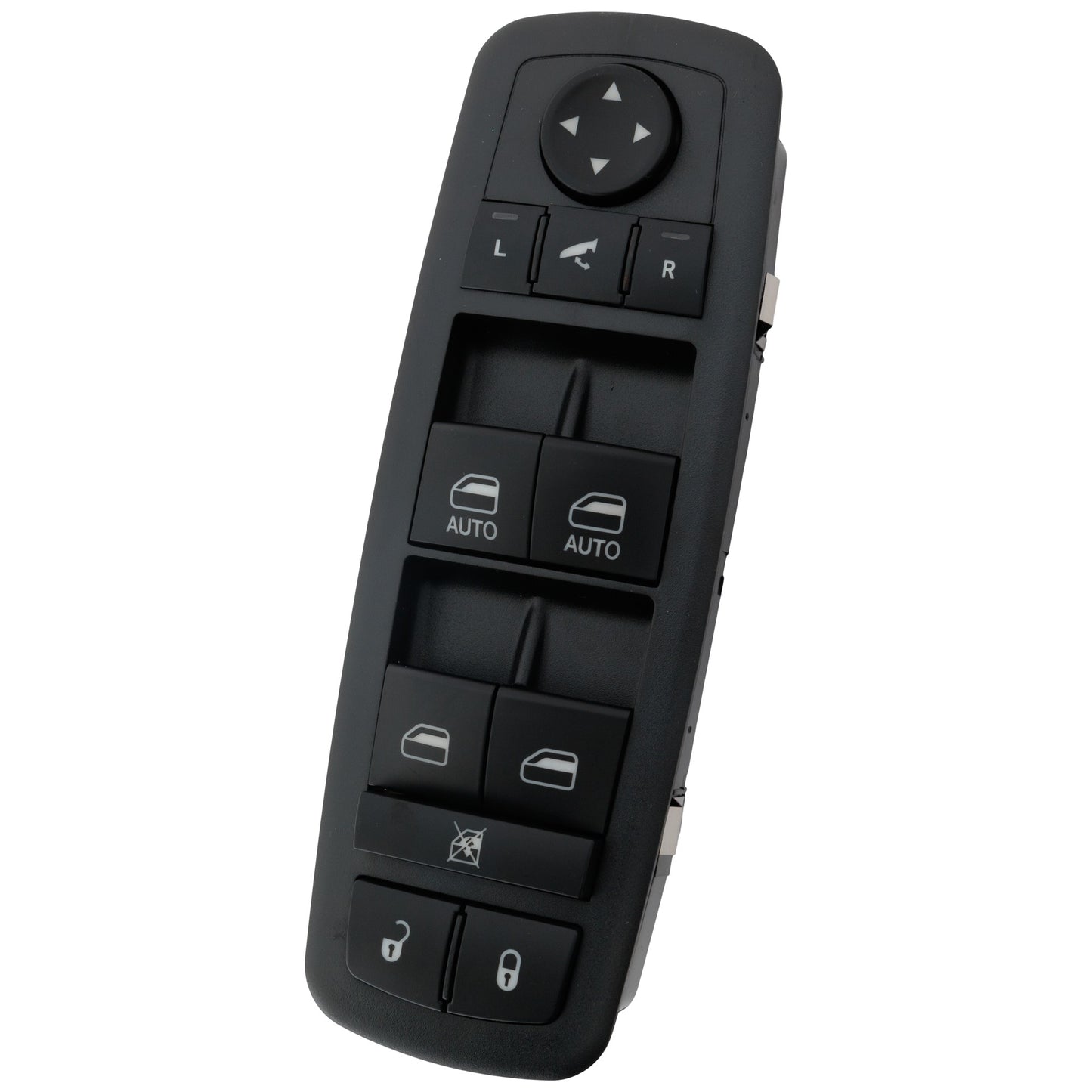 Front, Driver Side Window Switch Black