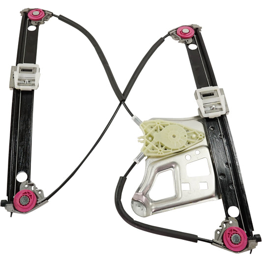 Front, Passenger Side Power Window Regulator, Without Motor
