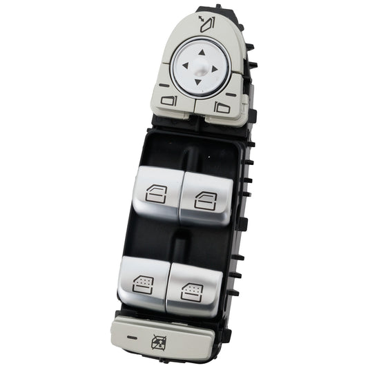 Front, Driver Side Window Switch Black