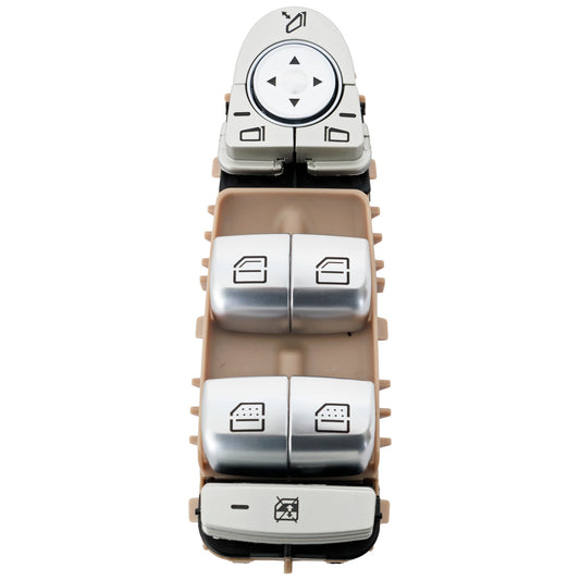 Front, Driver Side Window Switch Cream