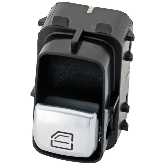 Rear, Driver or Passengser Side, Front Passenger Side Window Switch Black