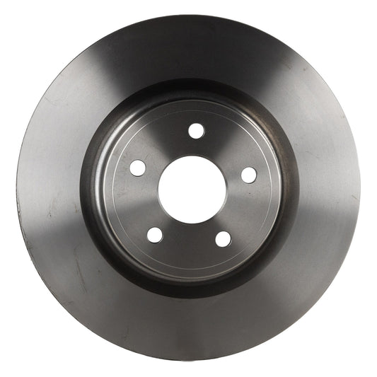 Передний тормозной диск со стороны водителя или пассажира, гладкая поверхность, вентилируемый, 5 болтов, диаметр диска 14,96 дюйма, передний диск 380 мм