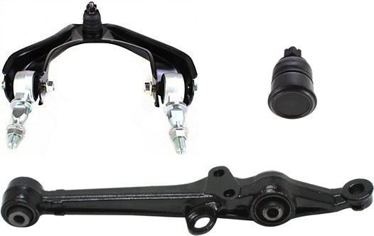 3-Piece Kit Front, Passenger Side, Upper and Lower Control Arm Kit, Includes (2) Control Arm and (1) Ball Joint