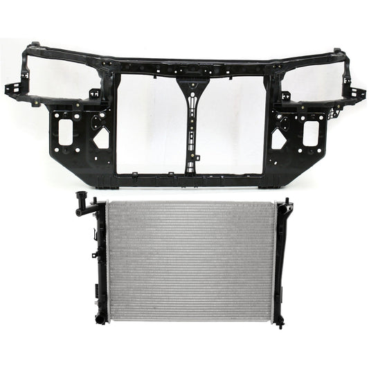 2-Piece Kit Radiator, 2.0L, 4Cyl, Includes (1) Radiator Support and (1) Radiator