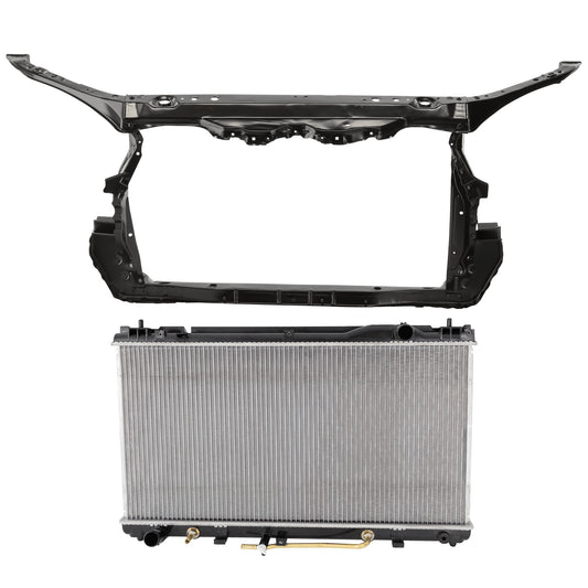 2-Piece Kit Radiator, Includes (1) Radiator Support and (1) Radiator