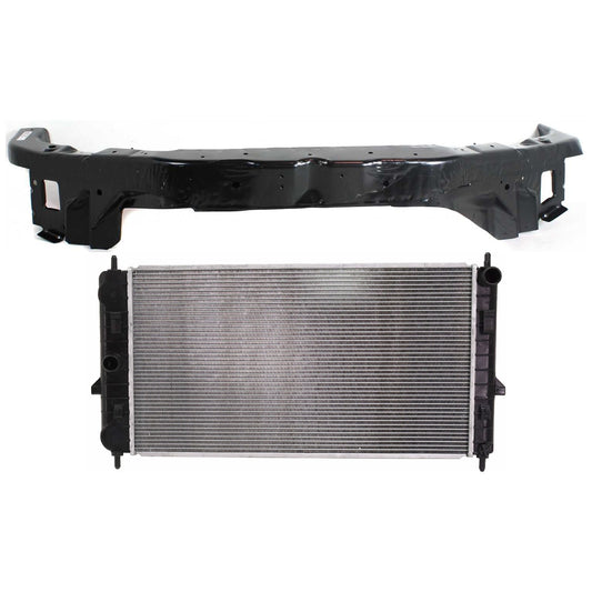 2-Piece Kit Radiator, 2.0L, 4Cyl, Includes (1) Radiator Support and (1) Radiator